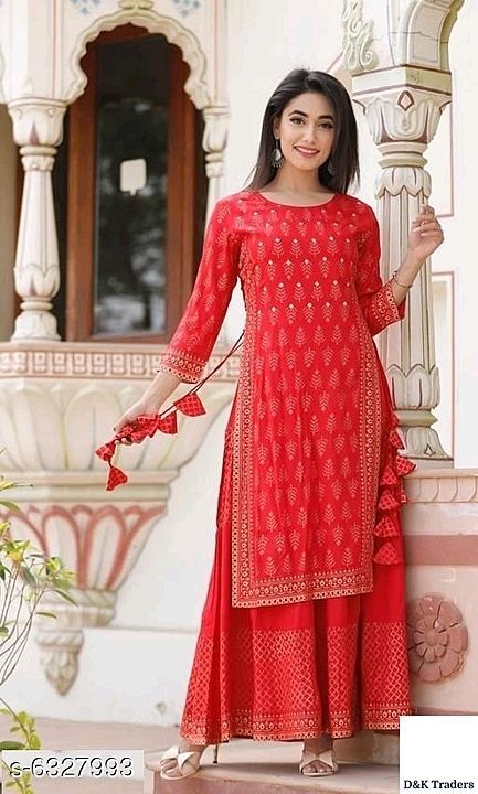 Attractive Women's Double Layered Kurti* uploaded by Darsh Enterprises on 7/10/2020
