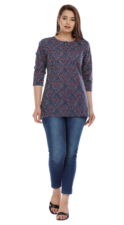 Women's cotton printed top, tunic, for women/girls  uploaded by business on 3/22/2023