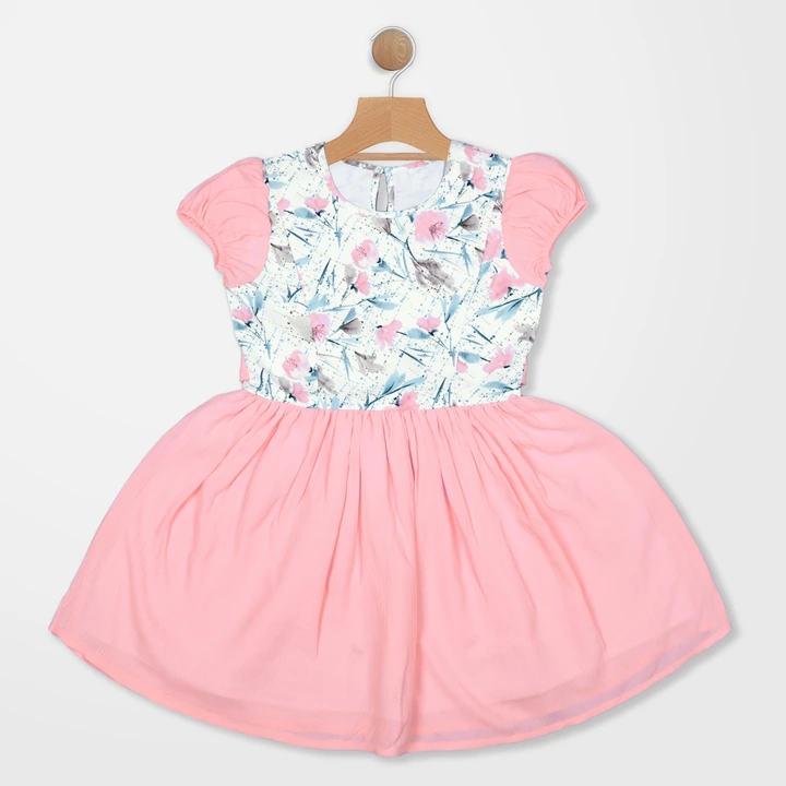 Girls frock with full lining (7131) uploaded by business on 3/22/2023