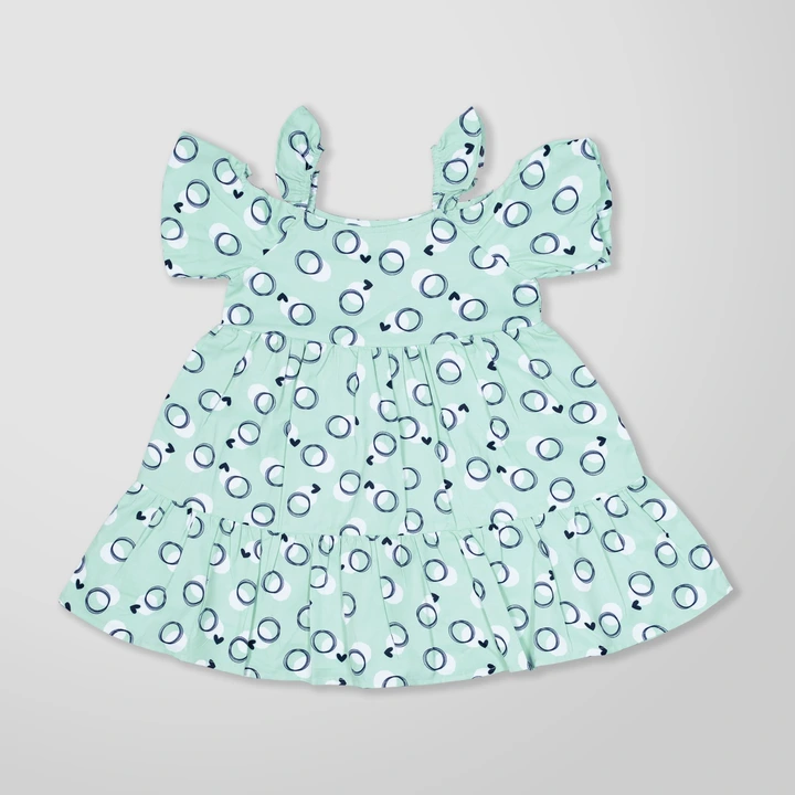 Girls frock with full lining (7136) uploaded by business on 3/22/2023