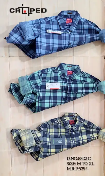 CROPED CASUAL SHIRTS uploaded by Arihant Enterprises on 3/22/2023