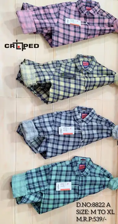CROPED CASUAL SHIRTS uploaded by Arihant Enterprises on 3/22/2023
