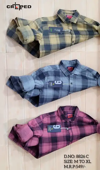 CROPED CASUAL SHIRTS uploaded by business on 3/22/2023