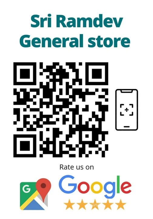 Visiting card store images of Sri Ramdev General Store hyd