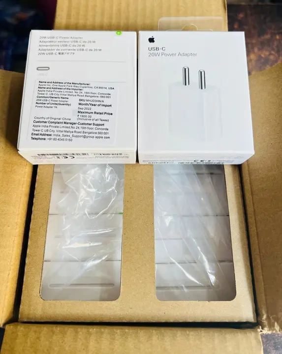 IPHONE 20W OG DOCK CHINA PAKING AVAILABLE  1 MINIT 2% CHARGING 100% OG 6 MONTHS WARRANTY  uploaded by LP GOLD MOBILE COVER WHOLESALER MUMBAI  on 3/22/2023