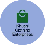 Business logo of Khushi clothing enterprises