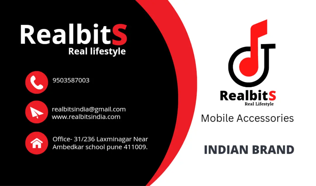 Visiting card store images of RealbitS Enterprises