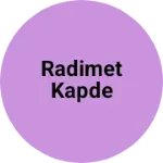 Business logo of Radimet kapde