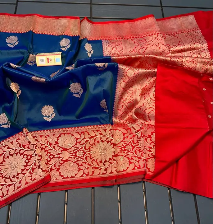 Handloom pure katan saree  uploaded by Zainab fashion on 3/22/2023