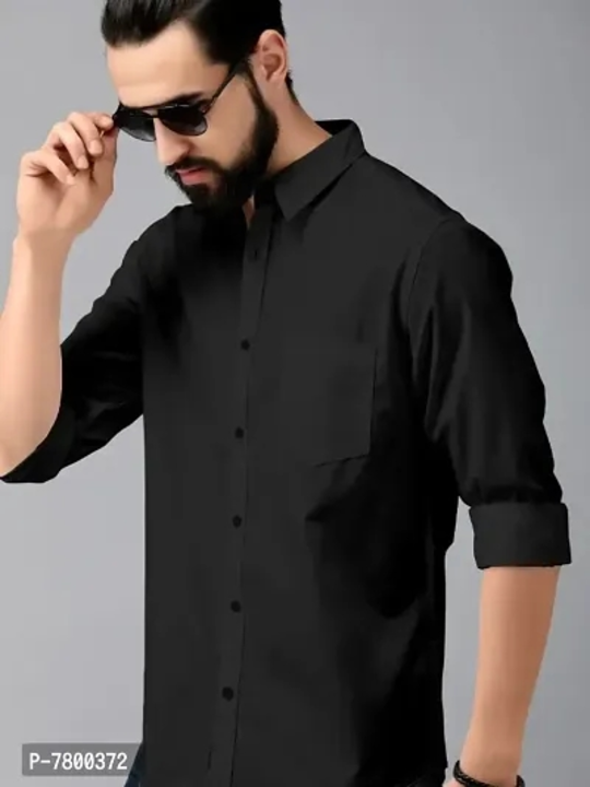 Stylish Cotton Solid Long Sleeves Formal Shirt  uploaded by Smart Store on 5/31/2024