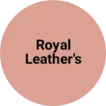 Business logo of Royal leather's