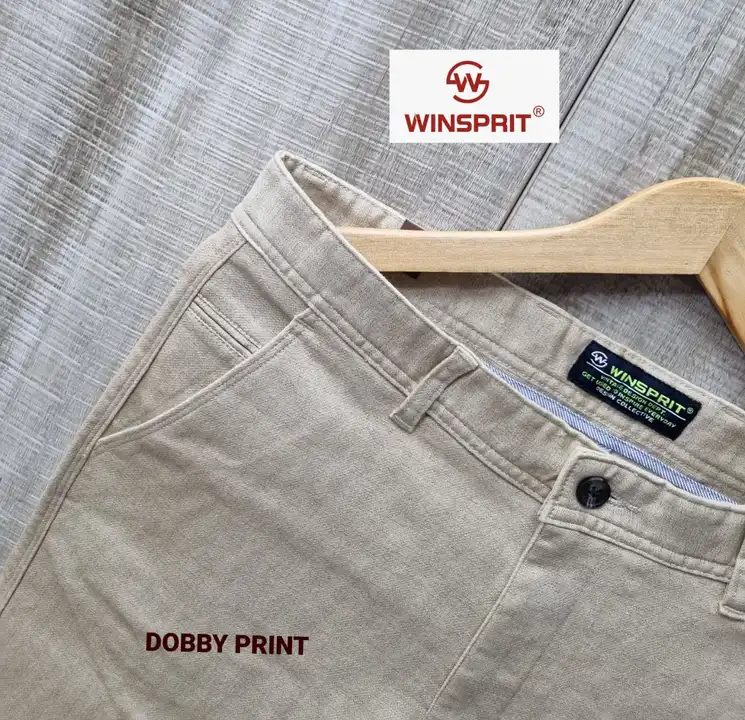 BRAND         :*WINSPRIT MENS CASUAL TROUSERS DOBBY PRINT LYCRA uploaded by Bluewear apparel on 3/23/2023