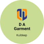 Business logo of D A garment