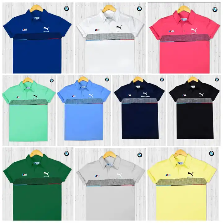 Post image Ready to Dispatch
book your Quantity
Imported premium 12H quality half sleeve
Polo Tees
imported Mars lycra fabric puma *IIM BMW*
Size: M L XL,2xl
Ratio: 1:1:1:1+4
MOQ: 44
Gsm:200
Price : 200