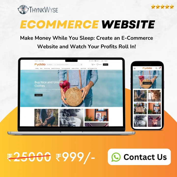 Ecommerce MultiVendor Classified Ads Website uploaded by ThynkWyse on 3/23/2023