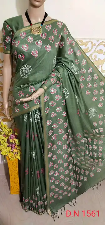 Kota khadi print sarees  uploaded by  Bhagalpuri Women clothing on 3/23/2023