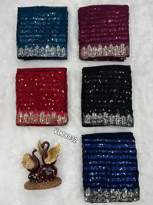🔊BEAUTIFUL COLOR IN PREMIUM SEQUINS SAREE COLLECTION

*👇DETAILS 👇*


*SAREE FABRIC :* Soft George uploaded by Vishal trendz 1011 avadh textile market on 3/23/2023