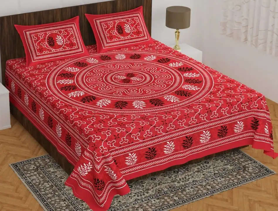 Jaipuri 90*100 inches bedsheets uploaded by COPPVILLA - The art and craft store on 3/23/2023
