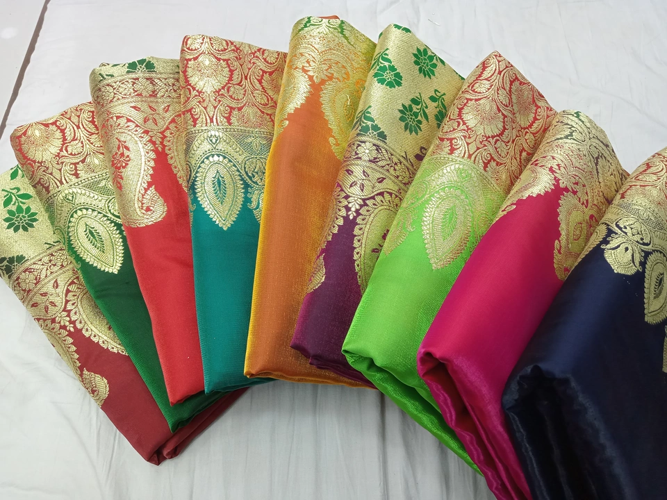Katan (satin silk) uploaded by Jalan fashion saree menufecturer on 3/23/2023