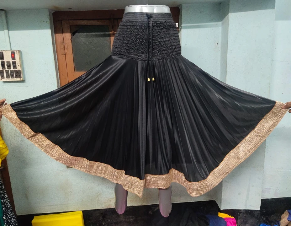 China slik skirt uploaded by SM NOOR DRESSES on 3/23/2023