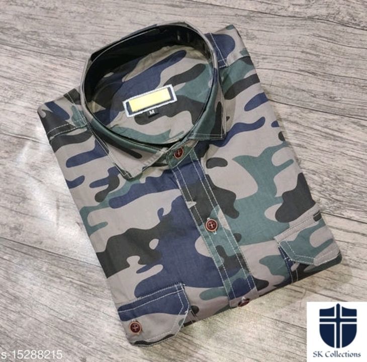 Men's Trendy Army Shirt | Free Delivery 🚚🚚 | Cash On Delivery 💵💵 uploaded by SK Collections on 2/28/2021