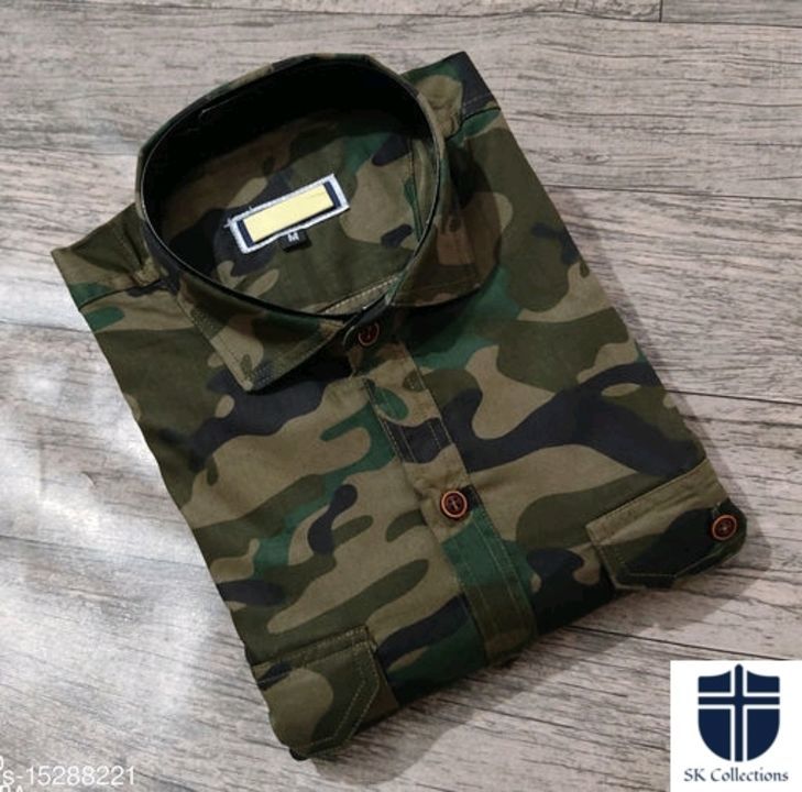 Men's Trendy Army Shirt | Free Delivery 🚚🚚 | Cash On Delivery 💵💵 uploaded by business on 2/28/2021