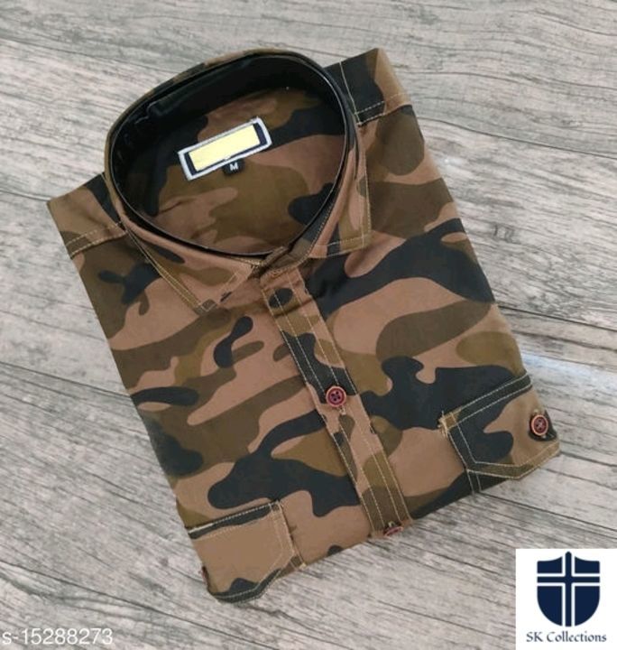Men's Trendy Army Shirt | Free Delivery 🚚🚚 | Cash On Delivery 💵💵 uploaded by business on 2/28/2021