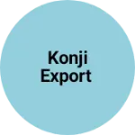 Business logo of KONJI EXPORT