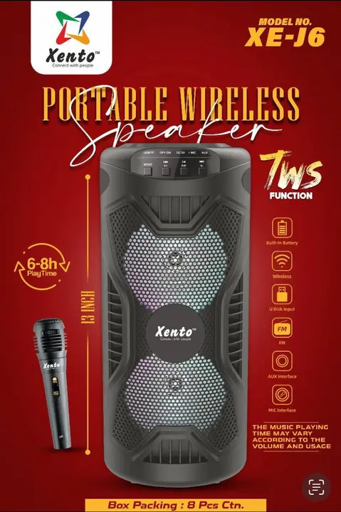 Party speaker XE-J6 uploaded by VERMA MOBILE CARE on 3/23/2023