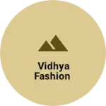 Business logo of Vidhya fashion