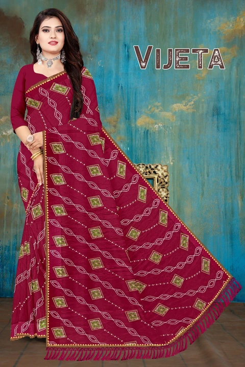 Chinnon satin patta  uploaded by Wholesale price ( Rajlakshmi Textile VF ) on 3/23/2023
