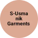 Business logo of S-USMANIK garments
