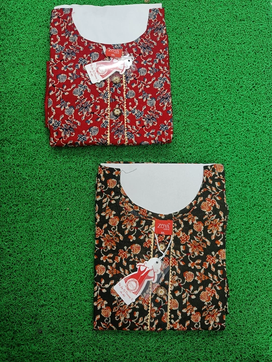 Pure cotton kurti with pant size L,XL,XXL uploaded by Bhagat kanwarram garments on 3/23/2023