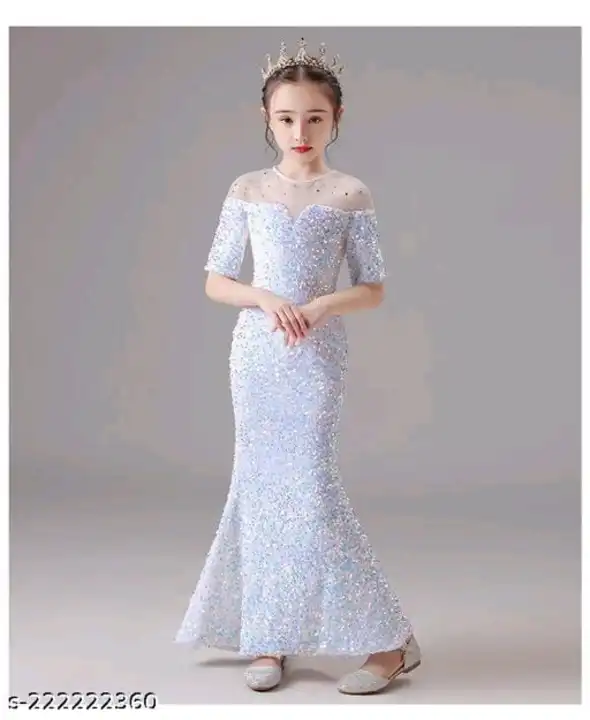Post image Princess Fancy Gown And Dress
Fabric - Velvet Sequence Embroidery work Soft Net Butti
