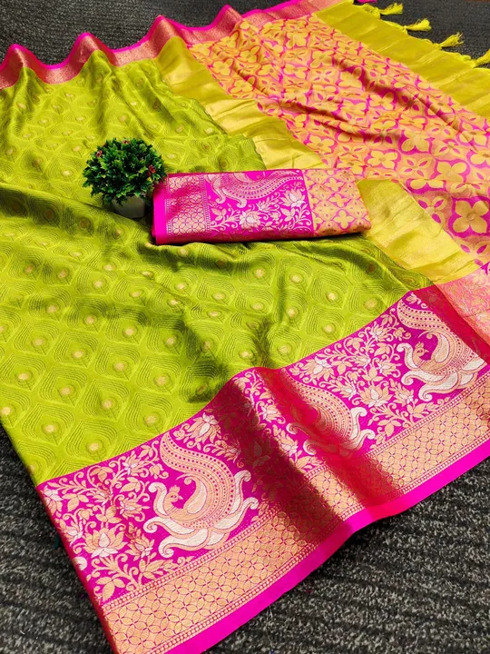 Women's Soft Cotton Silk Saree With Unstitched Blouse ( Lemon )  uploaded by Manasvi Enterprise on 3/23/2023