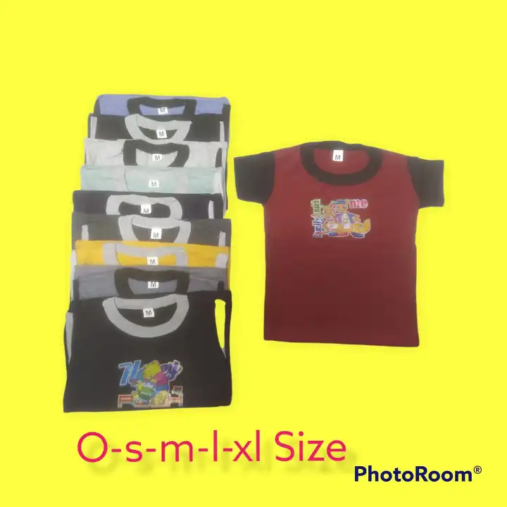 T-shirt half sleeves size:-0-s-m-l-xl moq:-100 uploaded by Ruhi hosiery on 3/23/2023