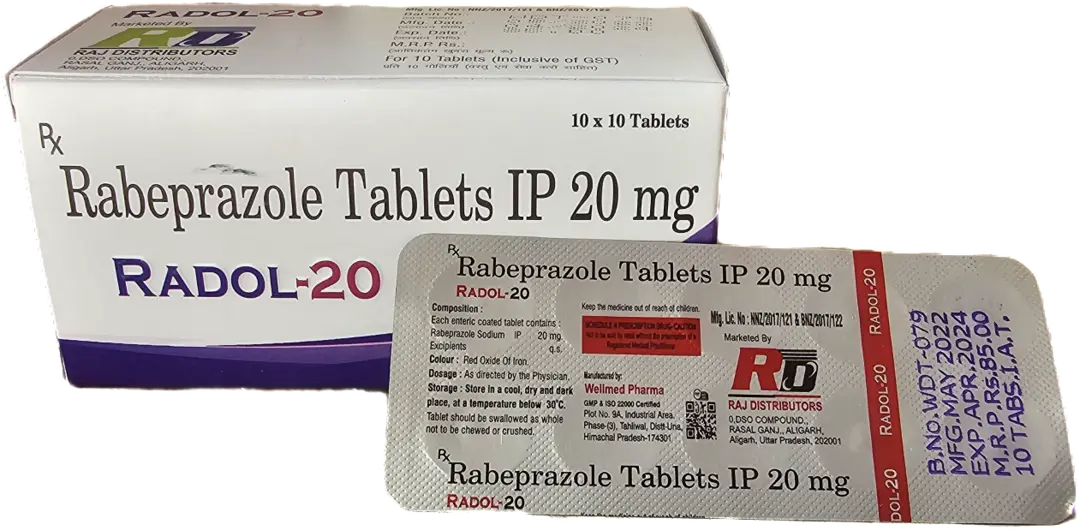 Radol-20 tablet  uploaded by Raj Distributor on 5/28/2024