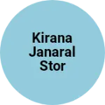 Business logo of Kirana janaral stor
