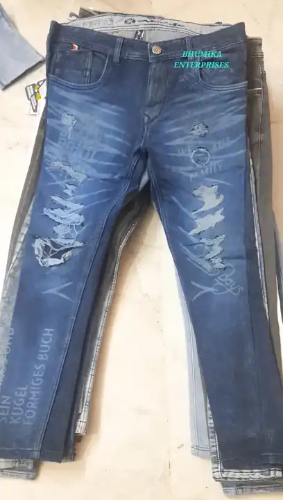 Damage Jeans For Men uploaded by Bhumika Enterprises on 3/23/2023