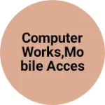 Business logo of Computer works,mobile accessories