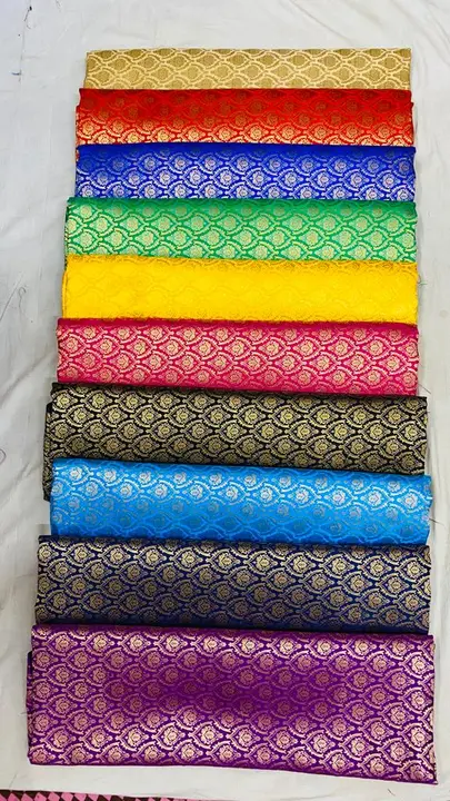 Baranasi katan Silk brocede fabric  uploaded by Silko Tex  on 5/30/2024