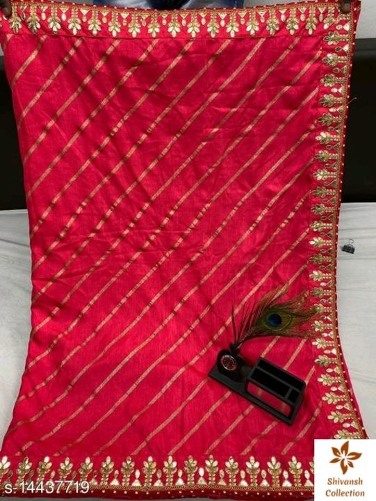 Embroidery saree with blouse uploaded by business on 2/28/2021