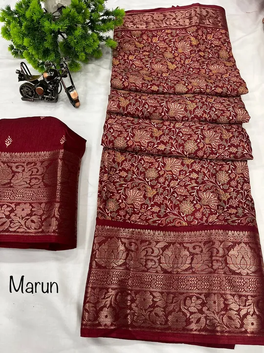 Dola silk saree uploaded by business on 3/23/2023