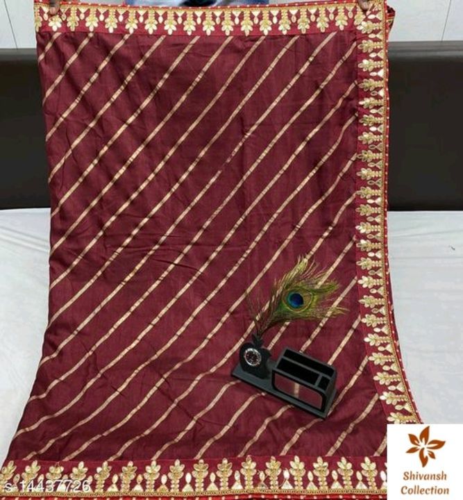 Embroidery saree with blouse uploaded by Shivansh Collection  on 2/28/2021