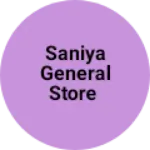 Business logo of Saniya general store