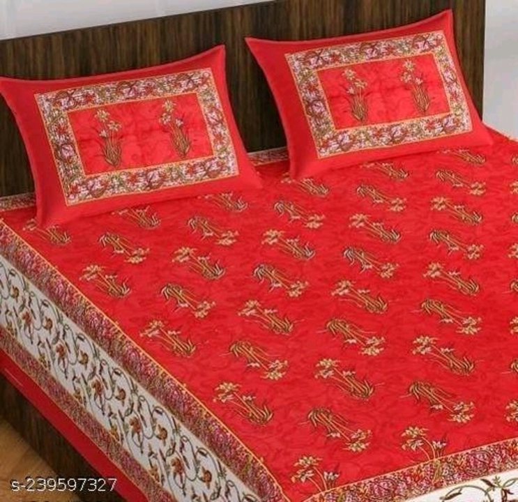 Jaipuri bedsheet for cotton bedsheet double  uploaded by business on 3/23/2023