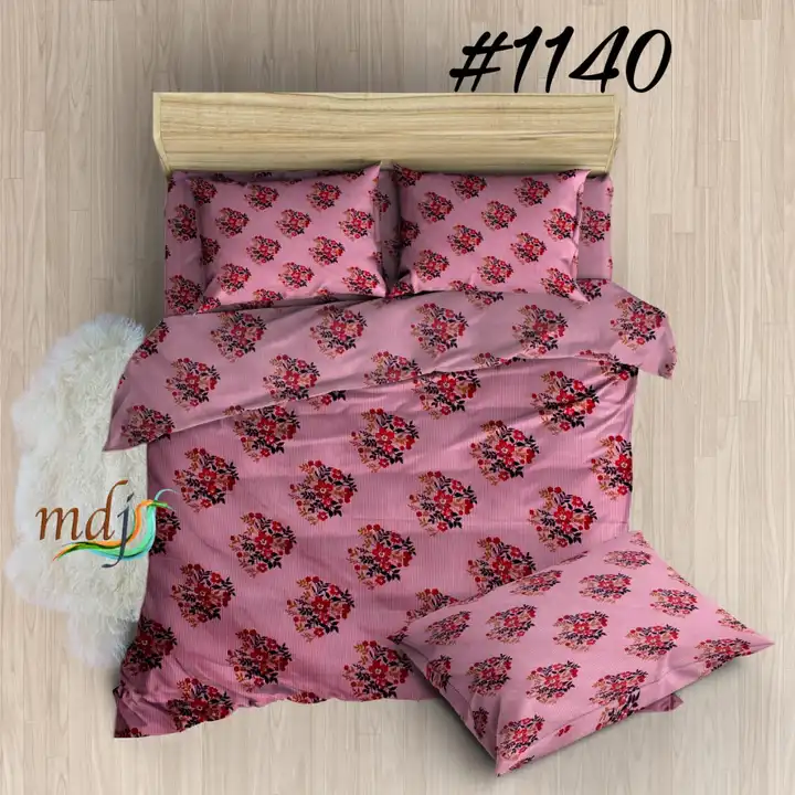 3 d bedsheet double bed with 2pillow covers  uploaded by G s industries on 3/23/2023