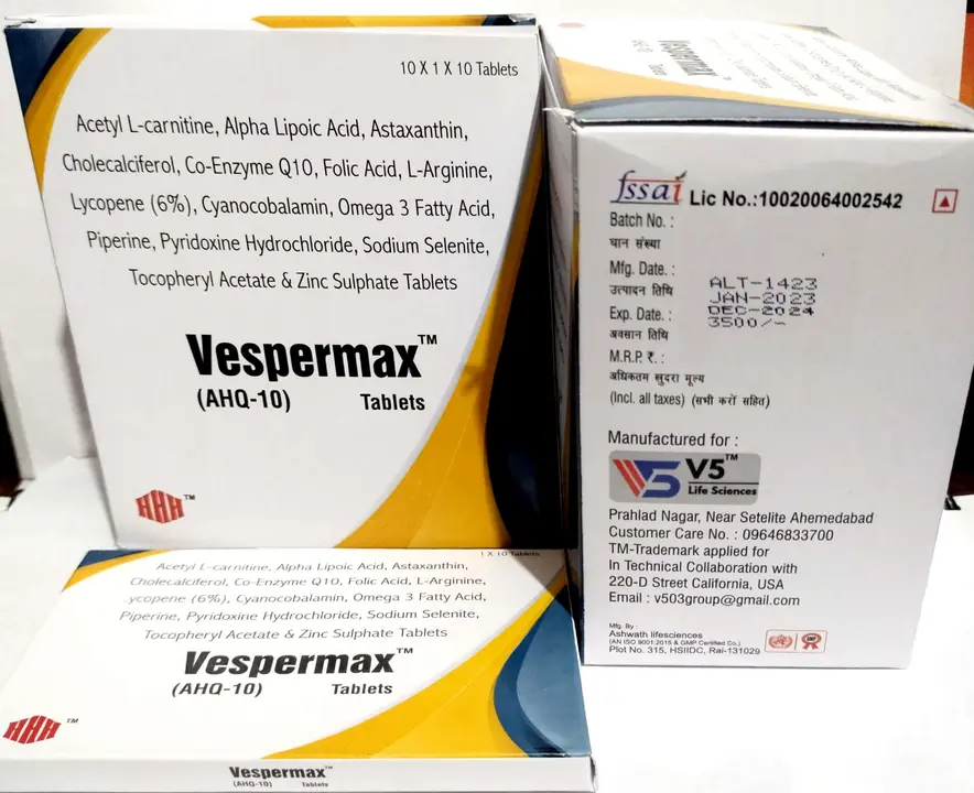 VESPERMAX (AHQ 10) TABLE  uploaded by business on 3/23/2023