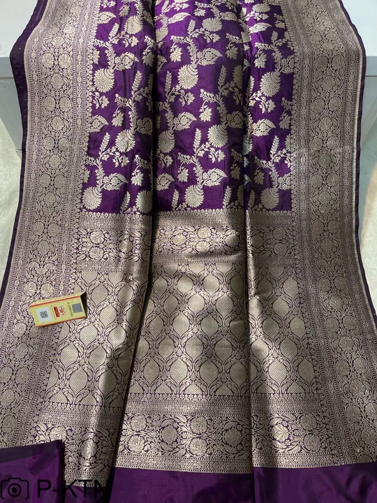 Pure katan silk mark saree uploaded by M S fabrics on 3/23/2023