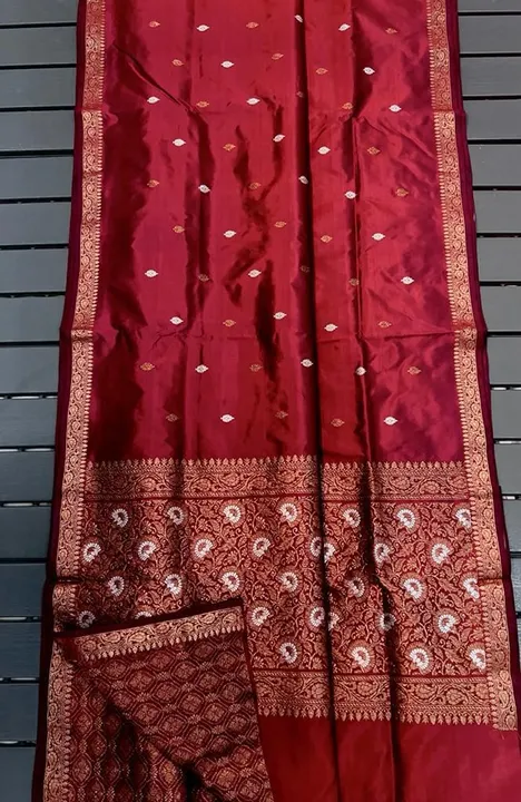 Handloom pure Banarasi Kataan silk saree uploaded by Ayesha Fabrics on 3/23/2023